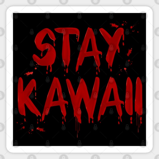 Stay Kawaii Sticker by Merch Sloth